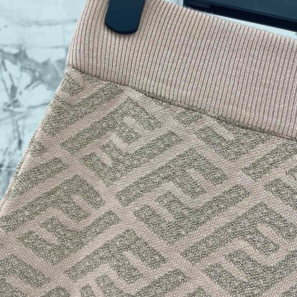 FEND 25S JACQUARD KNIT DRESS 264022