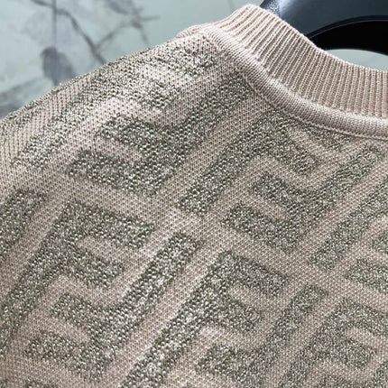 FEND 25S JACQUARD KNIT SHORT SLEEVES 264021