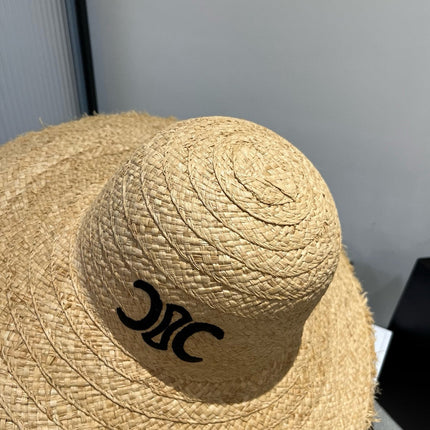 WIDE BRIM HAT MODEL 650341 IN NATURAL RAFFIA STRAW