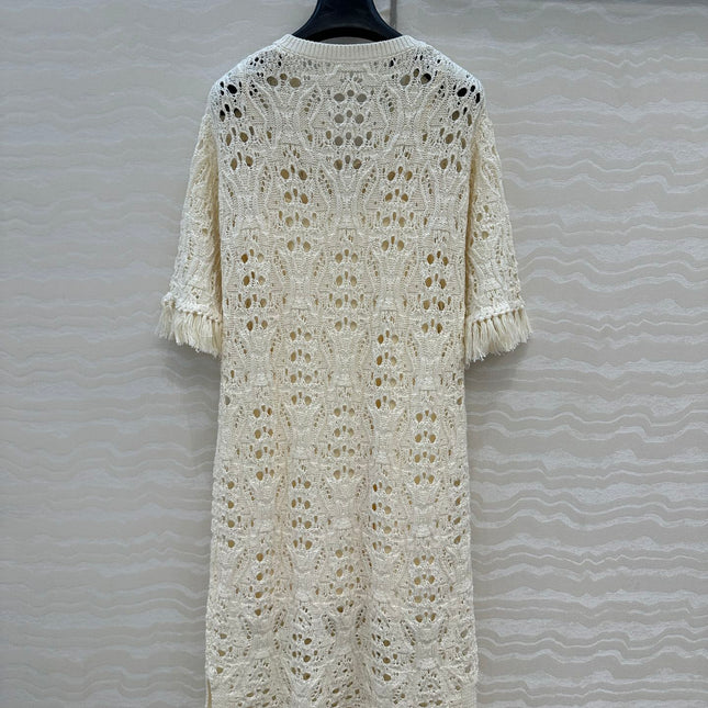 DIOR ELEGANT FRINGE DRESS 270063