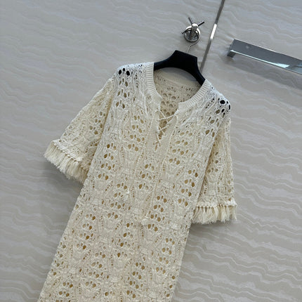 DIOR ELEGANT FRINGE DRESS 270063