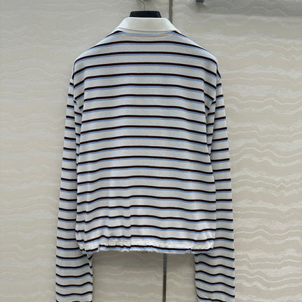 PRADA LONG-SLEEVE POLO SHIRT 270087