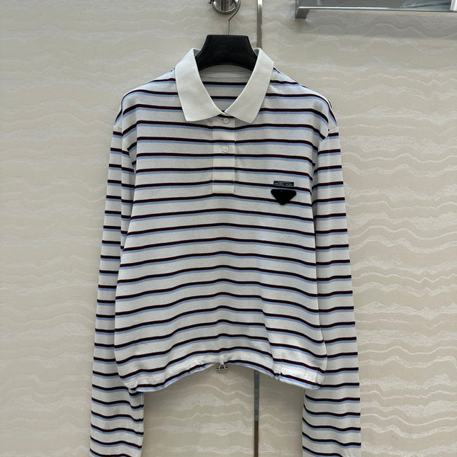 PRADA LONG-SLEEVE POLO SHIRT 270087