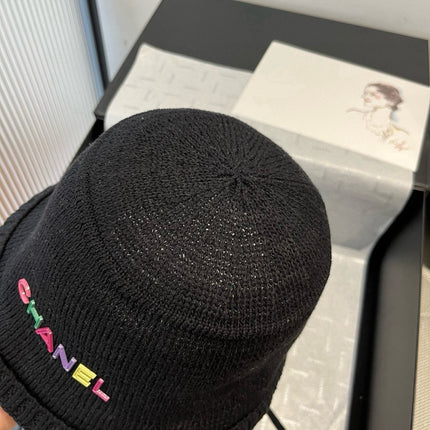 WOVEN BUCKET HAT BLACK 673998