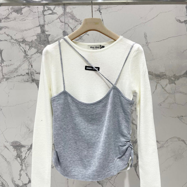 MIUMIU KNIT TOP STYLE 333