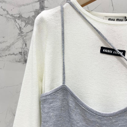 MIUMIU KNIT TOP STYLE 333