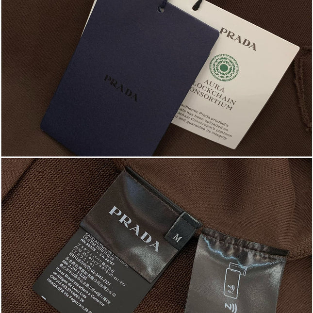 PRADA FLEECE JACKET WITH LAPEL STYLE 21