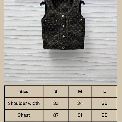 LV Monogram Denim Set