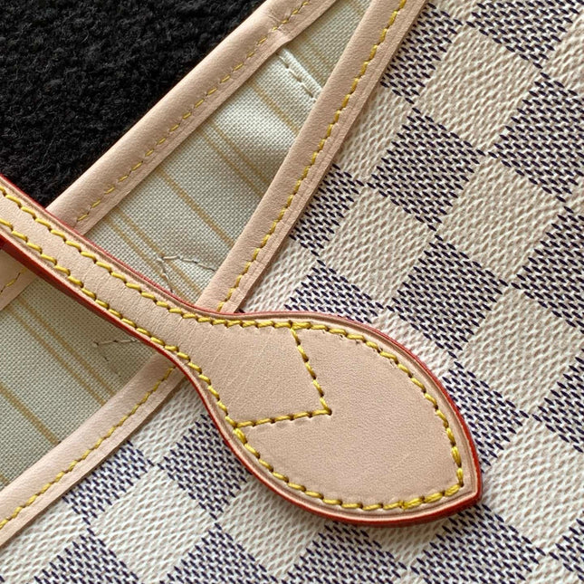 NEVERFULL MM 32 GREY CREAM DAMIER AZUR INSIDE COLOUR 1