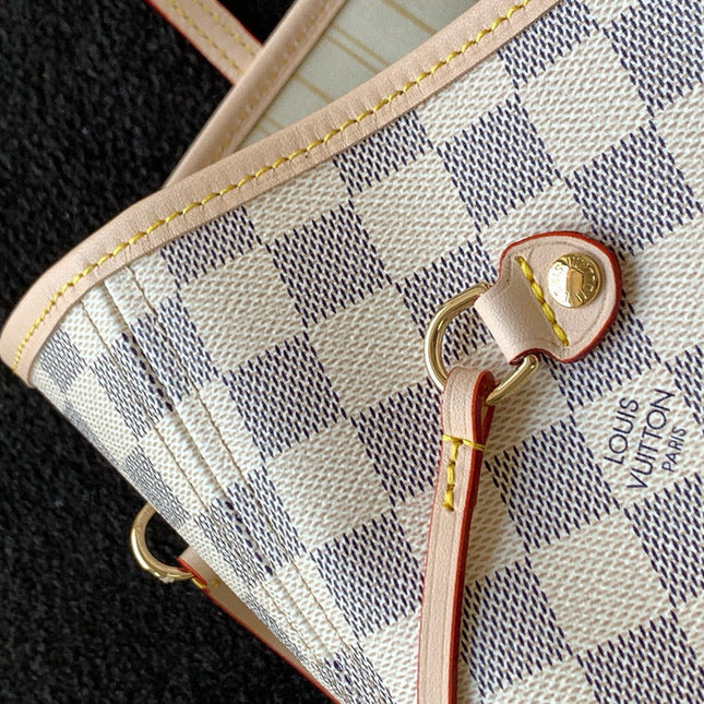 NEVERFULL MM 32 GREY CREAM DAMIER AZUR INSIDE COLOUR 1