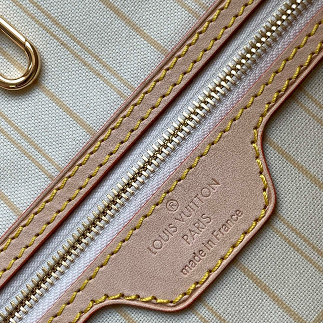 NEVERFULL MM 32 GREY CREAM DAMIER AZUR INSIDE COLOUR 1