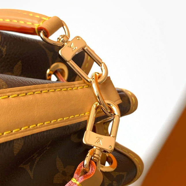 NANO NOÉ 16 IN BROWN MONOGRAM CALFSKIN