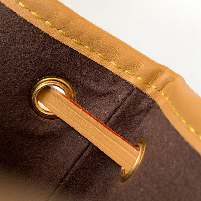 NANO NOÉ 16 IN BROWN MONOGRAM CALFSKIN