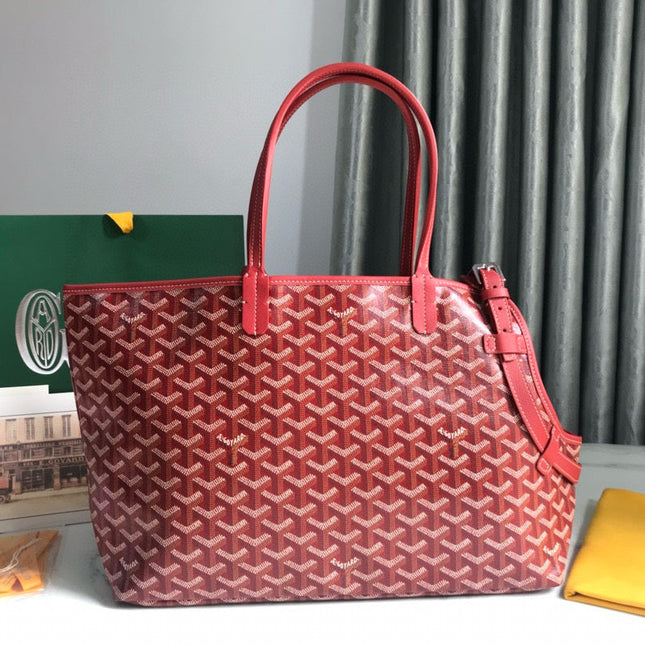 CHIEN GRIS & POCKET 34 RED CANVAS