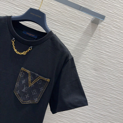 LV T-SHIRT BLACK 290187
