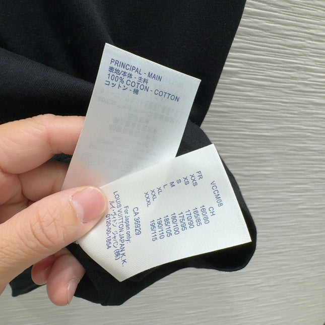 LV T-SHIRT BLACK 290187