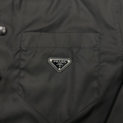 PRA SHIRT IN BLACK RE-NYLON TRIANGLE LOGO