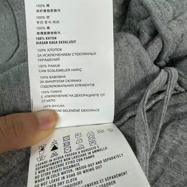 Miu Short Grey Cotton