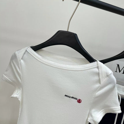 Miu 25 Body Suit White Cotton 208771