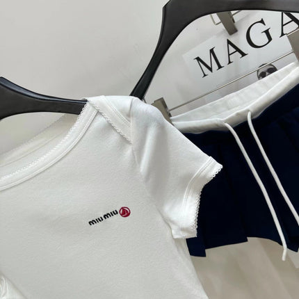 Miu 25 Body Suit White Cotton 208771
