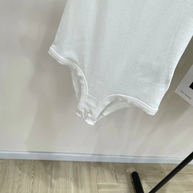 Miu 25 Body Suit White Cotton 208771