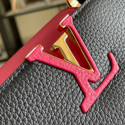 CAPUCINES MM 31 BLACK GOLD HARDWARE