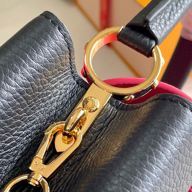 CAPUCINES MM 31 BLACK GOLD HARDWARE