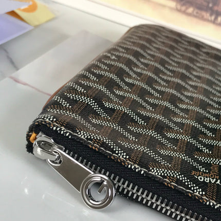 SENAT POCHETTE IN NAVY BLUE GOYARDINE CANVAS