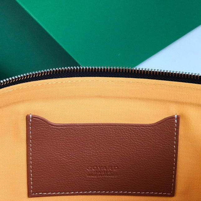 SENAT POCHETTE IN NAVY BLUE GOYARDINE CANVAS