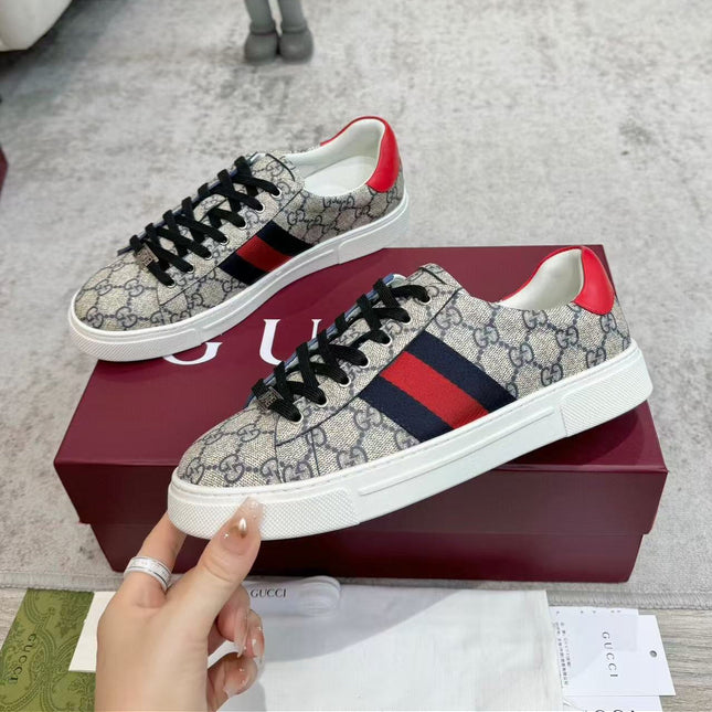 ACE TRAINER CANVAS IN WEB BEIGE