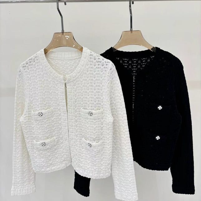 CC Knitted Sweater Cardigan