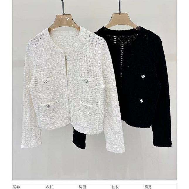 CC Knitted Sweater Cardigan