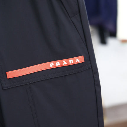 PRADA BLACK JOGGER PANTS 458721