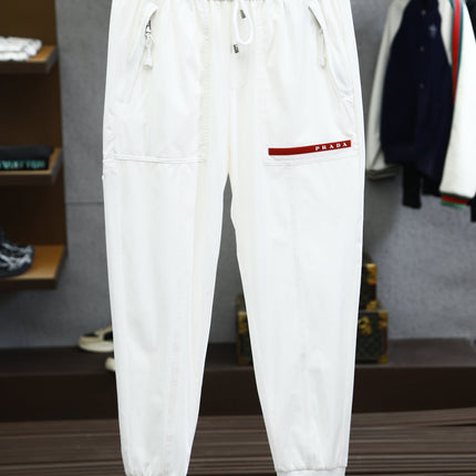 PRADA WHITE JOGGER PANTS 458745