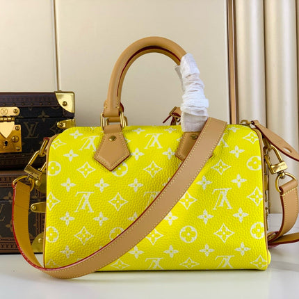 SPEEDY P9 BANDOULIÈRE 25 IN YELLOW MONOGRAM CALFSKIN
