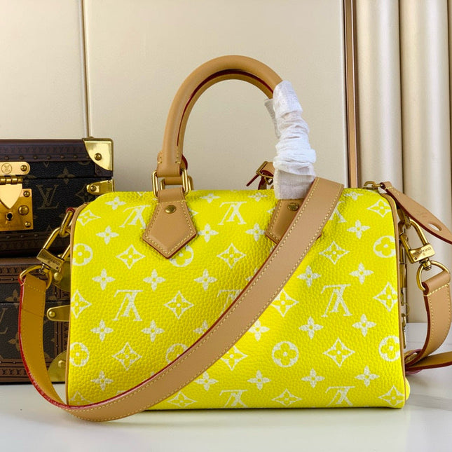 SPEEDY P9 BANDOULIÈRE 25 IN YELLOW MONOGRAM CALFSKIN