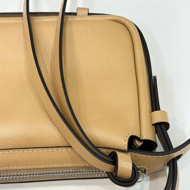 SIMPLY MINI 22 IN LIGHT BROWN GRAINED CALFSKIN