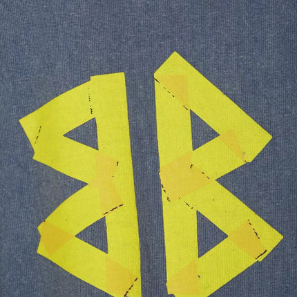 Balen Vintage Logo Blue Jersey T-Shirt