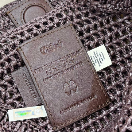 CHLOÉ 25S SUMMER BANANA HOBO BAG 36 IN BROWN