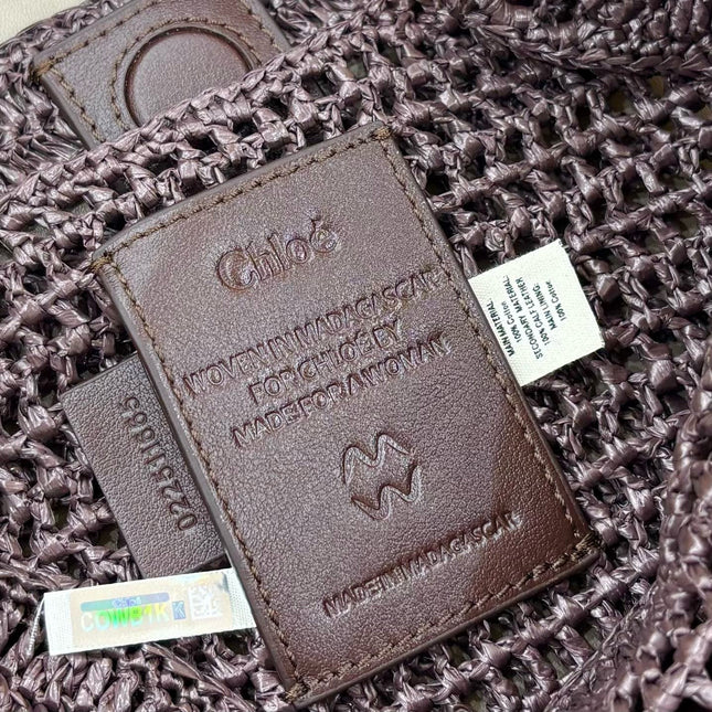 CHLOÉ 25S SUMMER BANANA HOBO BAG 36 IN BROWN