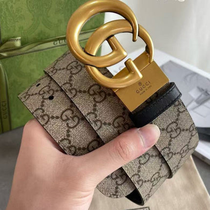 GG MARMONT REVERSIBLE BELT 37MM GOLD HARDWARE