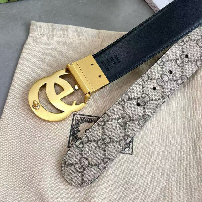 GG MARMONT REVERSIBLE BELT 37MM GOLD HARDWARE
