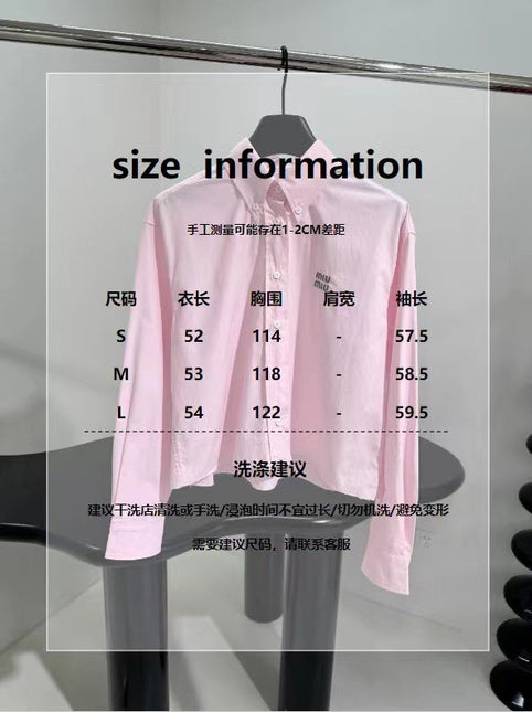 MM CLASSIC SHIRT JACKET IN PINK COTTON