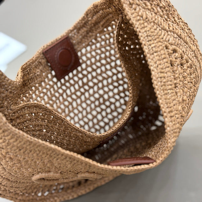 CHLOÉ 25S SUMMER BANANA HOBO BAG 36 IN LIGHT BROWN