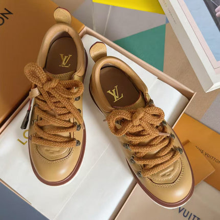 LV SNEAKER IN COGNAC BROWN CALFSKIN