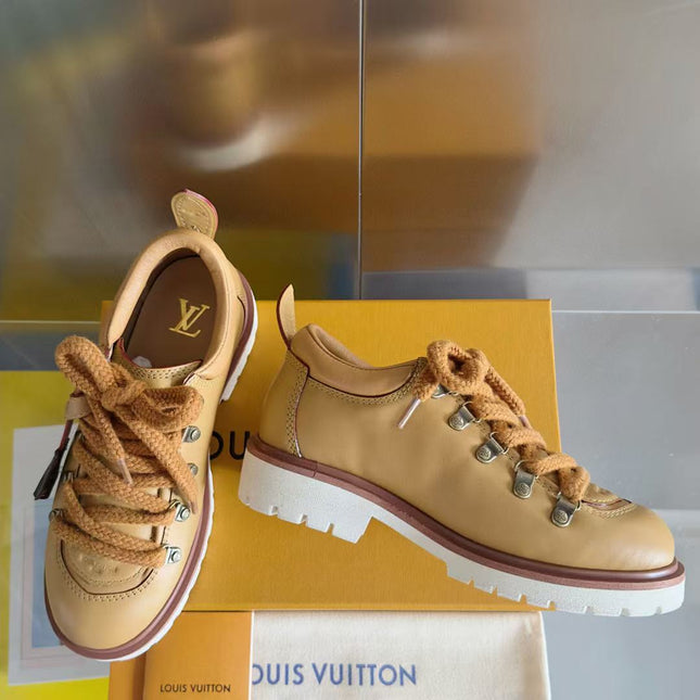 LV SNEAKER IN COGNAC BROWN CALFSKIN