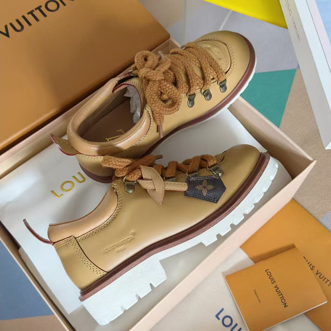 LV SNEAKER IN COGNAC BROWN CALFSKIN