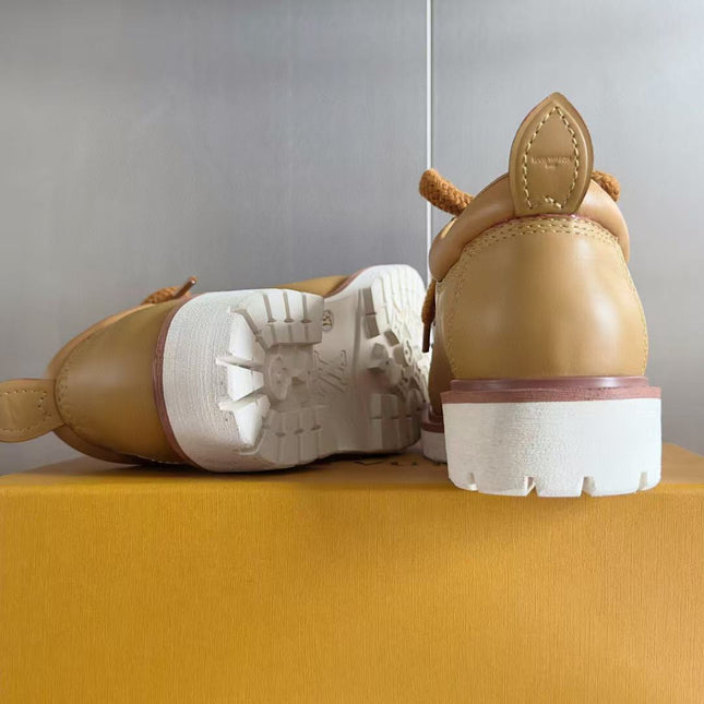 LV SNEAKER IN COGNAC BROWN CALFSKIN