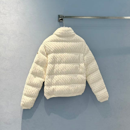 MONCLER JACKET IN WHITE WOOL