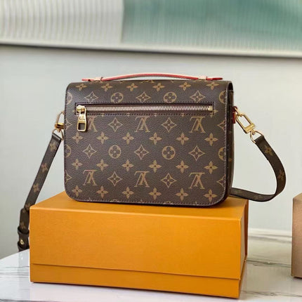 LV MESSENGER BAG 25 IN BROWN MONOGRAM CANVAS